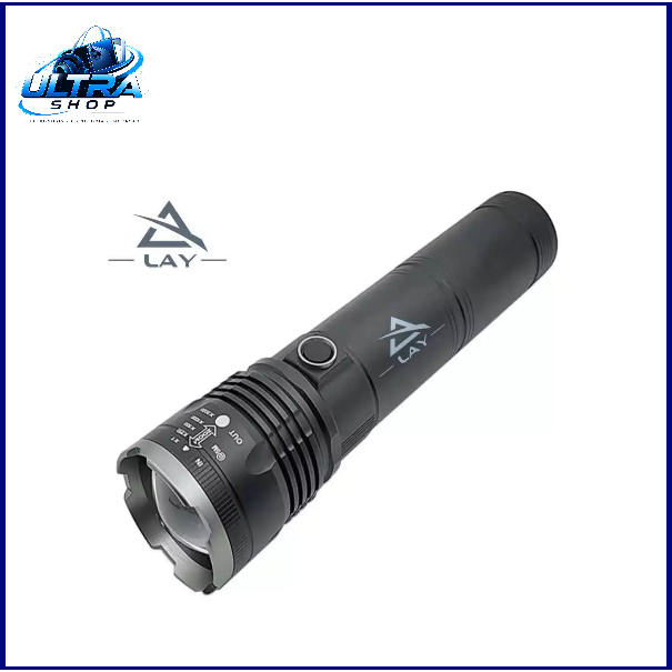 Lanterna Led 300 Lúmens 4 Modos Laser Longo Alcance Super Forte 2000M+ Lay 8534