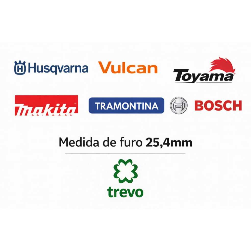 Lâmina Roçadeira Laranja 350x2,7mm Afiaço Lâmina Corte De Mato — imagem 2 de 2