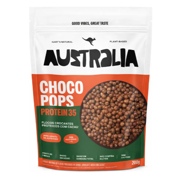 Chocopops Protein 35 Austrália - Hart's Natural Proteico
