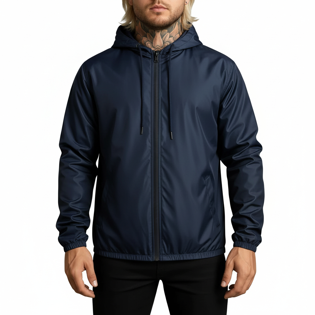 Jaqueta Corta Vento Unissex Com Capuz Modelo Explorer Leve e Resistente P Ao GG