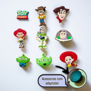 Kit 9 Pins Bottons Enfeites com Adaptador para Sandália Babuche – Acessórios Divertidos para Decorar em Oferta na Shopee