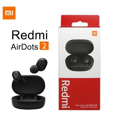 Fone Sem Fio Redmi Airdots Xiaomi TWS Bluetooth Preto