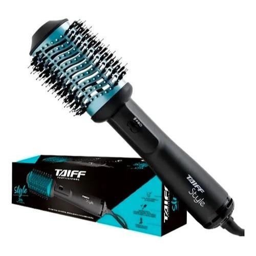 Escova Oval Secadora Modeladora Volumizador Taiff Style - Azul-turquesa