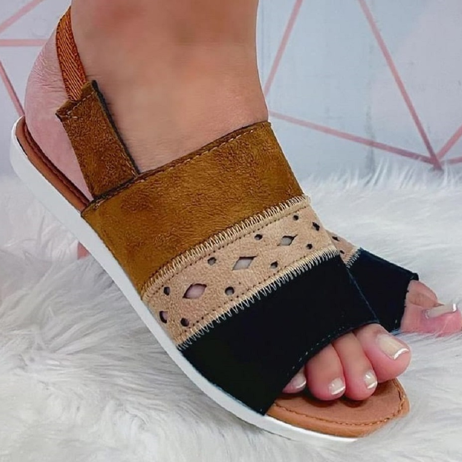 Sandália Feminina Rasteirinha Plana 2 e 3 cores  super confortável Promoção Shopee