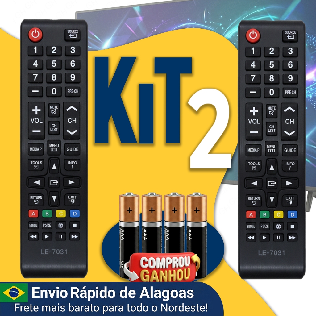 Controle Remoto Compatível Tv Samsung Un32f4200 Un40f5200 Pl51f4500