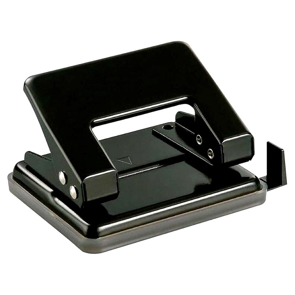 Perfurador de Papel Metal 2 Furos Masterprint MP801 até 20 Folhas com Margeador Escritório Escola em Oferta na Shopee