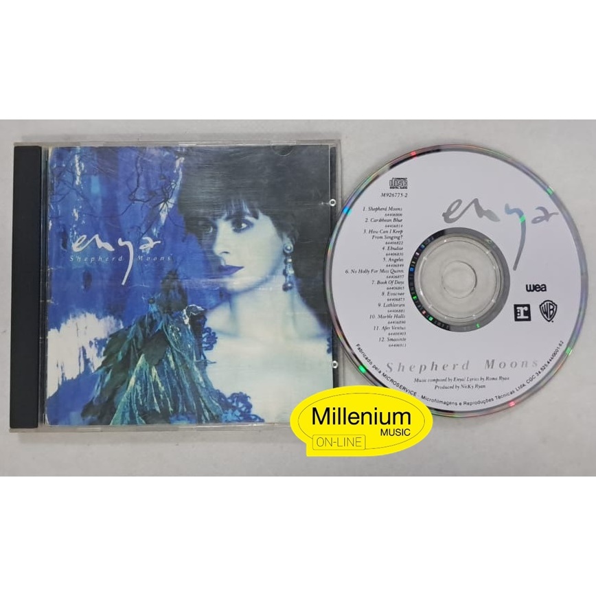 CD Enya  Shepherd Moons 1991 Original Gravadora Colecionador Ótimo Estado
