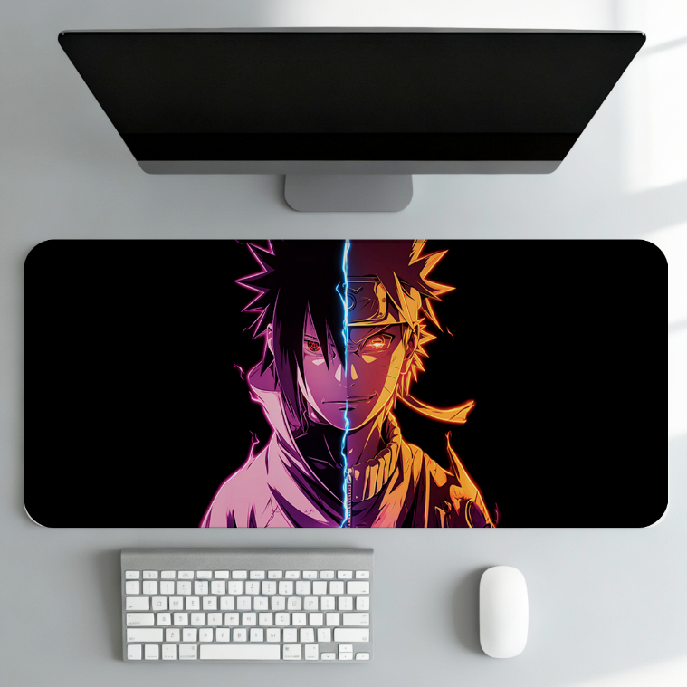 Mouse Pad Gamer Nruto Deskmat Grande Antiderrapante Alta Precisão Setup Gamer Pc Anime Ninja - Miniatura 2