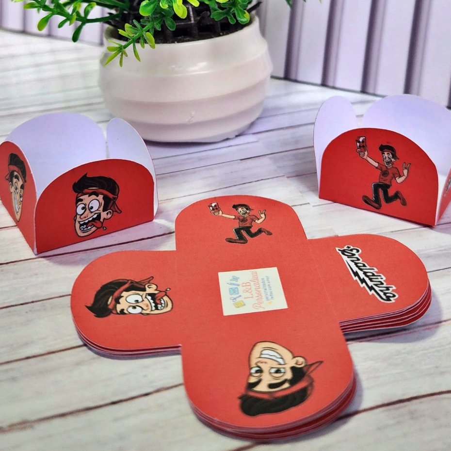 Forminha de Doces Enaldinho Personalizada no Tema /Lembrancinha de Festa /Aniversário