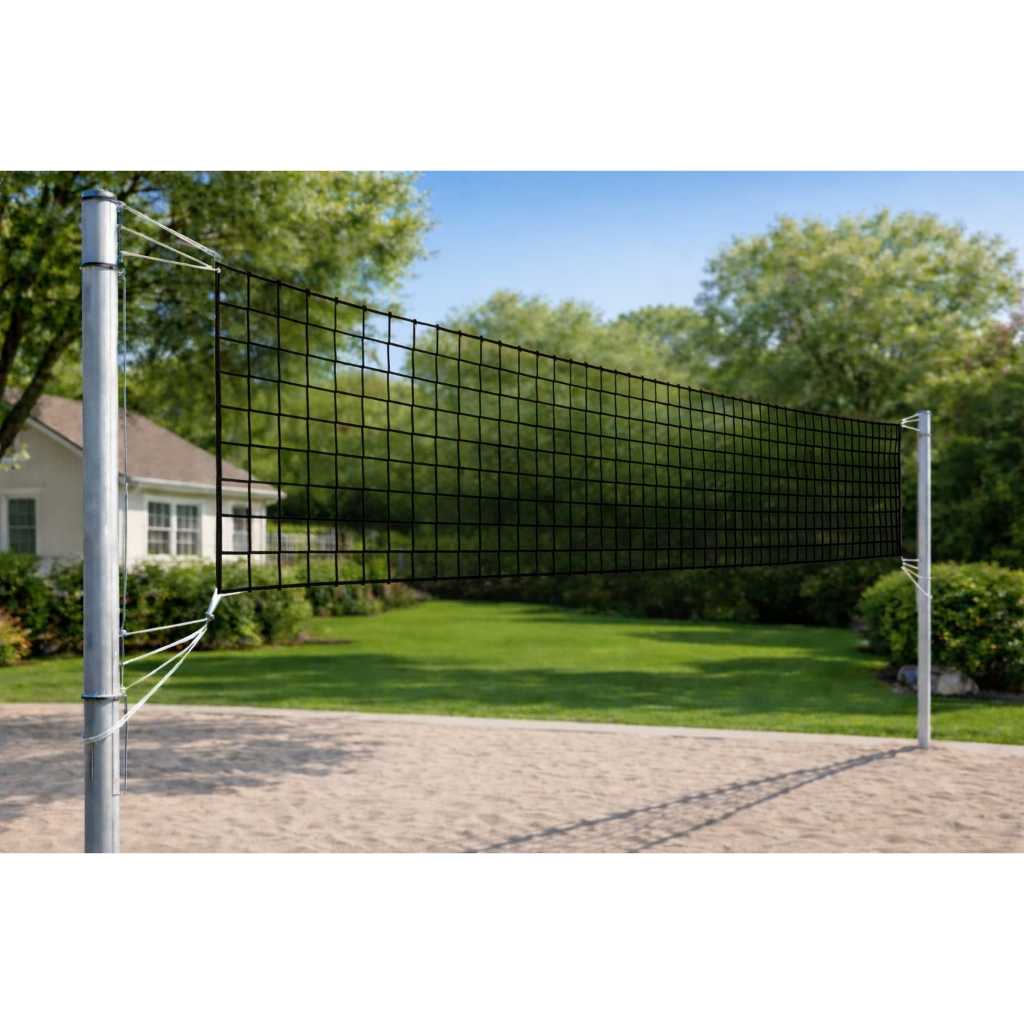 REDE DE VOLEI DE QUADRA PRAIA 5 METROS FIO DE SEDA POLIPROPILENO