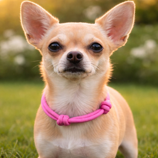 Coleira colar de cordas trançadas ajustável com plaquinha ossinho  para cachorro e gato em Oferta na Shopee