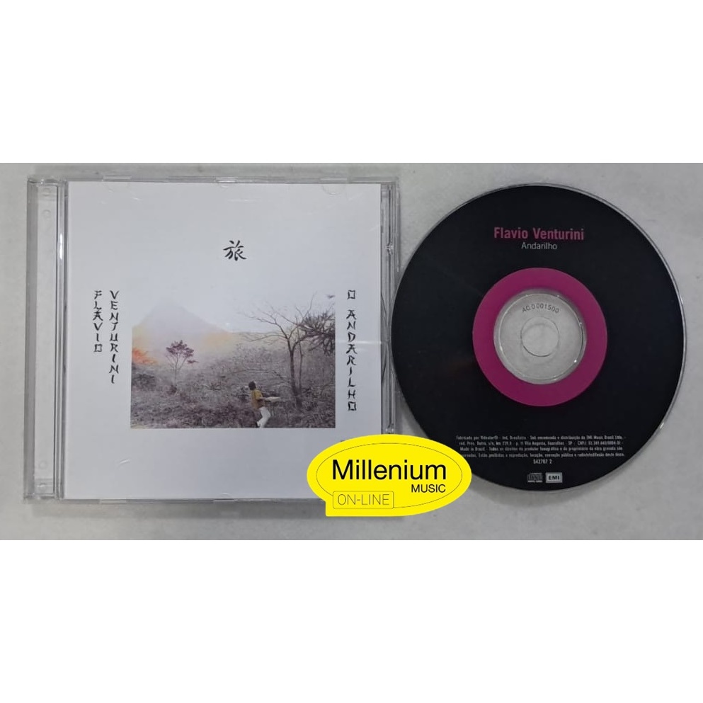 CD Flávio Venturini  O Andarilho 2007 Original Gravadora Colecionador Ótimo Estado