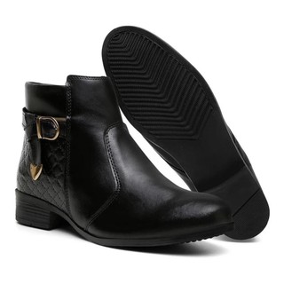 Bota Coturno Feminina Envio Imediato - Preto