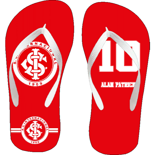 Chinelo de time Chinelo Sandália Masculino de futebol do internacional de porto Alegre adulto e infantil