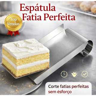 Espátula de Corte de Bolo Fatiador Profissional Slice Cake Fatia Perfeita para Festas Feiras em Oferta na Shopee