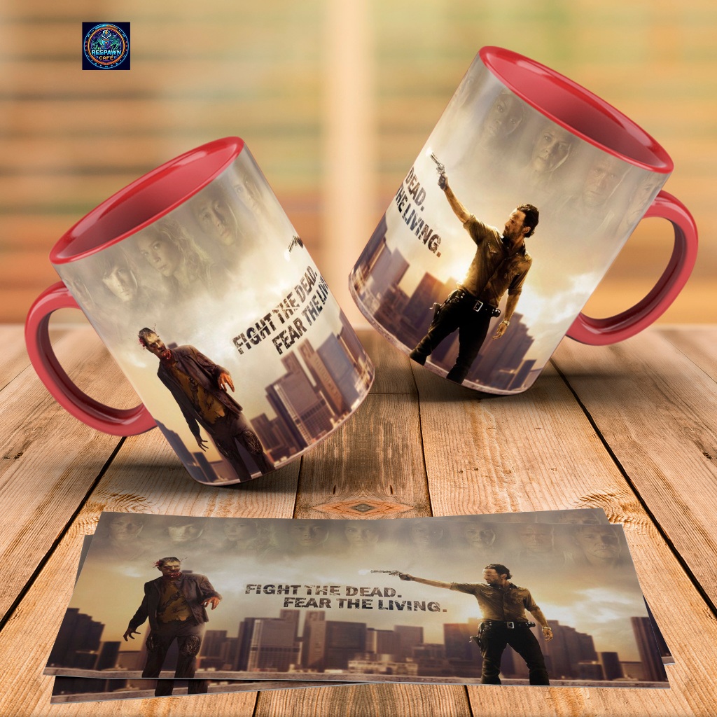 Caneca The Walking Dead – Fight The Dead – Edição Especial Rick Grimes & Sobreviventes