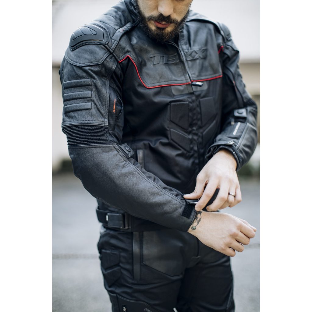 Jaqueta Motociclista Texx Falcon V2 Masculina Couro Bovino — imagem 2 de 2