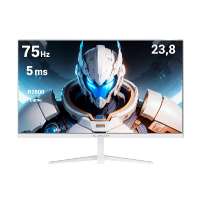 Monitor Gamer 23.8 Curvo R2800 75hz Full Hd Bluecase Branco 127/220v