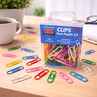 Clips Colorido Nº 2/0 Com 600 unidades e 300 Unidades 100 Unidades em Oferta na Shopee