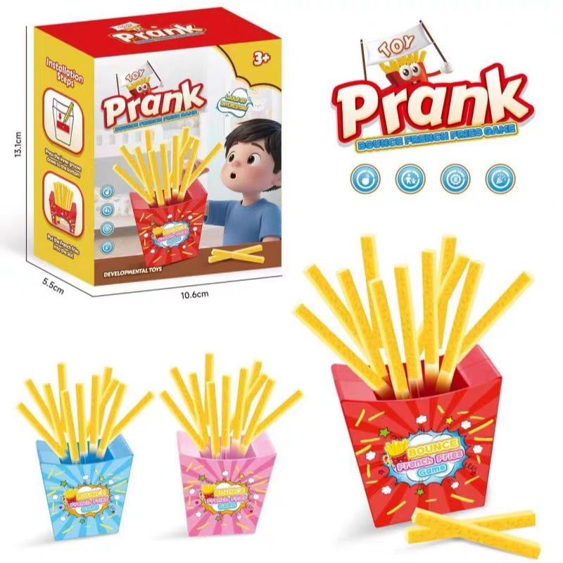 voando batatas fritas jogo de mesa  brinquedo festa multiplayer jogo de mesa brincadeira salto batatas fritas jogos em Oferta na Shopee