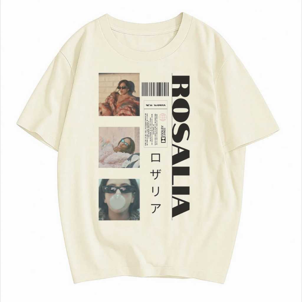 Camiseta Rosalia New Woman - [Premium Exclusiva] Blusa estampada cantora banda album la rosalia