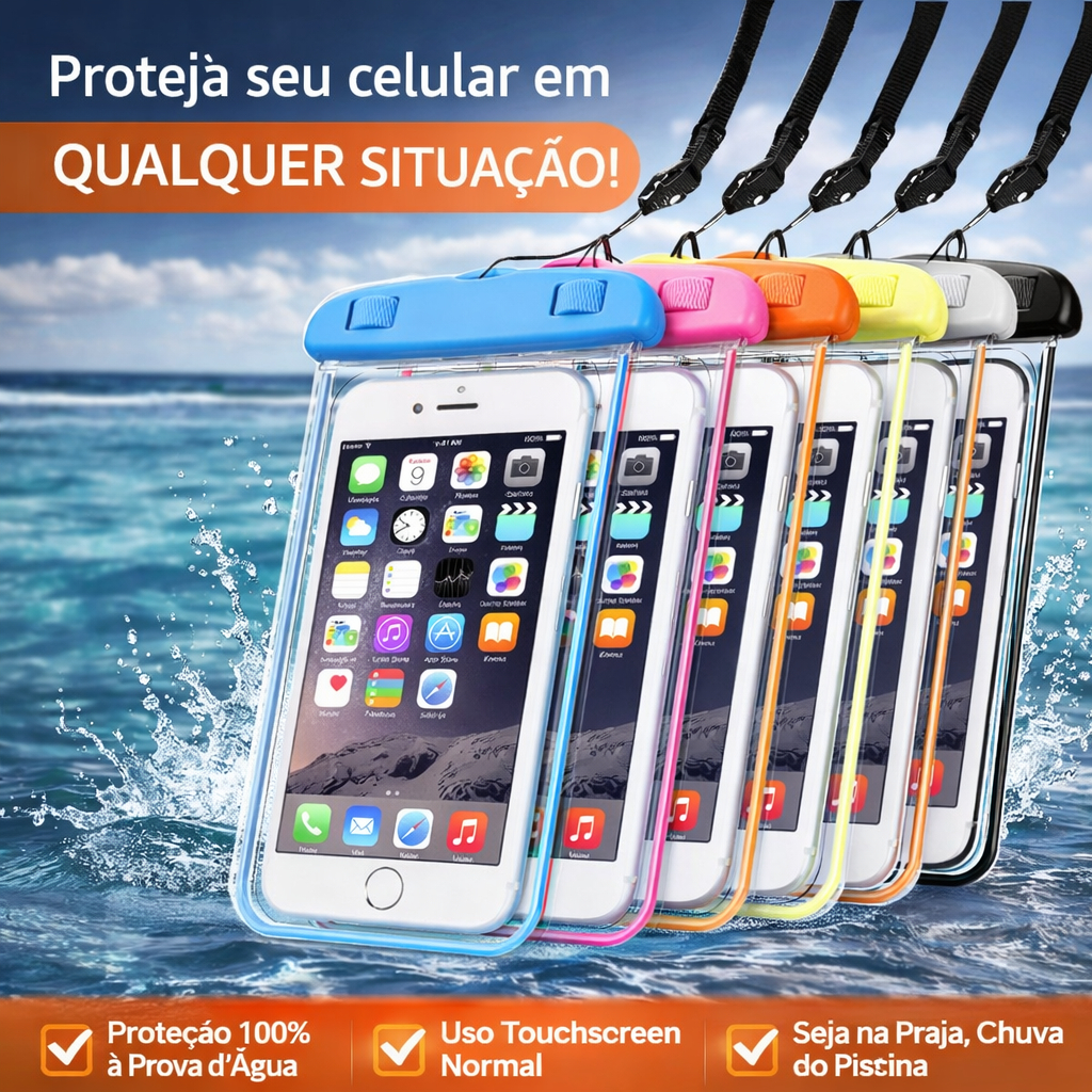 Capas de celular à Prova dÁgua - Capinha impermeavel