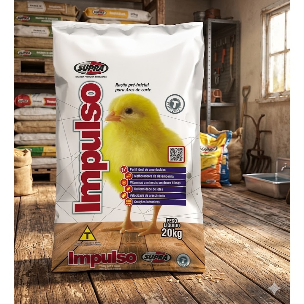 Ração Pré Inicial Para Aves Pintinhos Supra Impulso 5kg