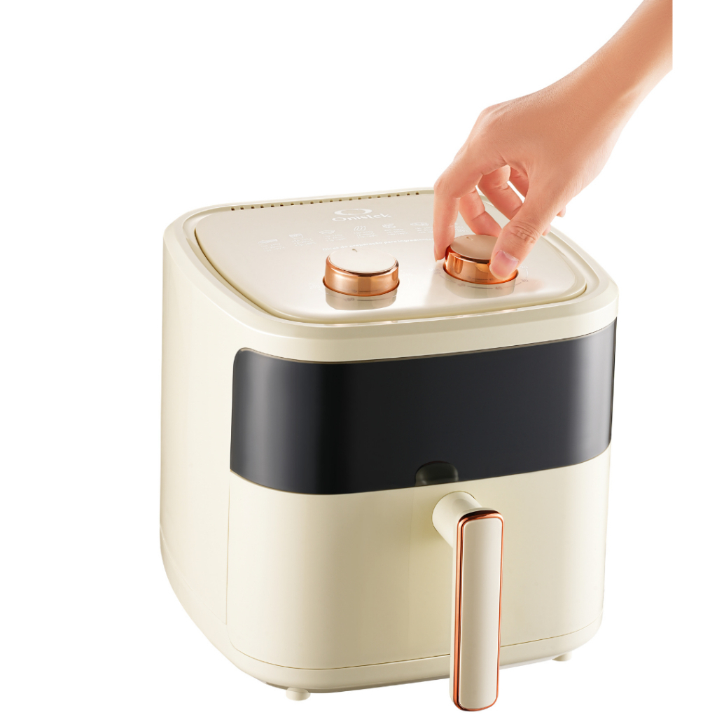 Fritadeira Air Fryer Elétrica 4.7L 1350W com Janela Transparente 110V/220V Ideal para Famílias em Oferta na Shopee