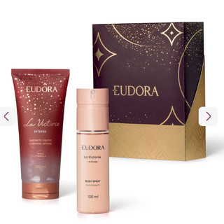 Kit Presente La Victorie Intense: Body Spray + Sabonete Líquido, Eudora