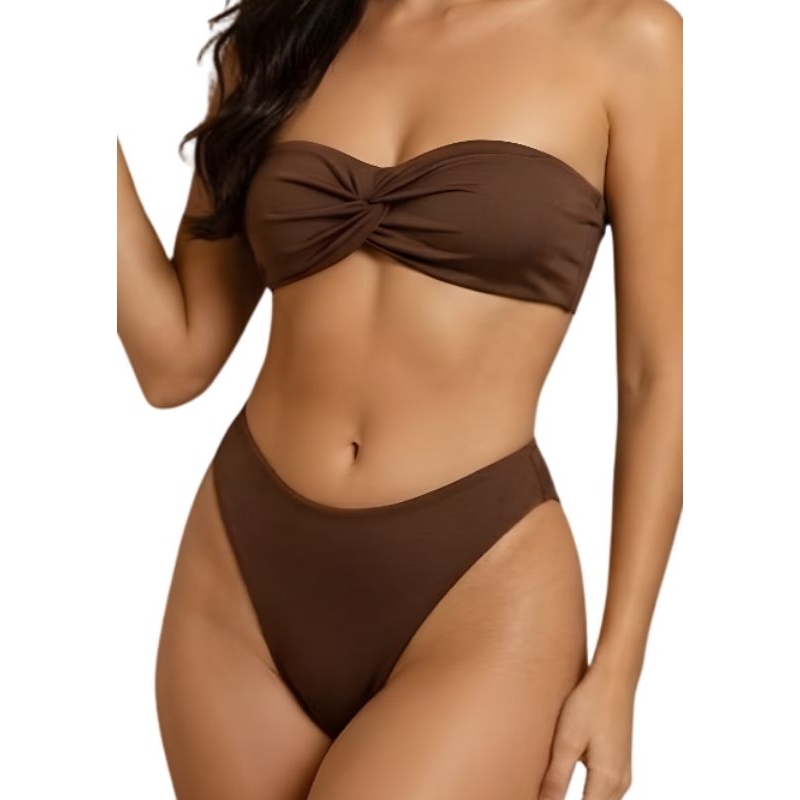 Biquíni Feminino Top Trançado Asa Delta fio Duplo  |Tendência Modelagem que valoriza Moda Praia Verão em Oferta na Shopee