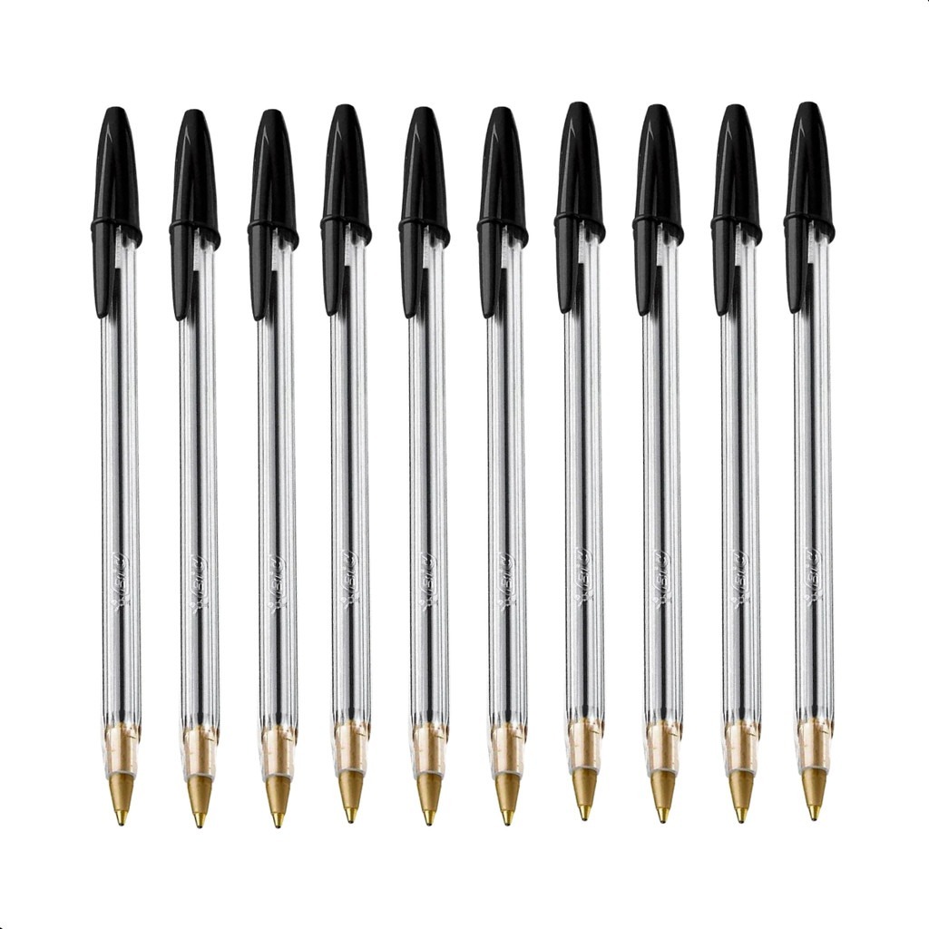 KIT 10 CANETAS BIC PRETA - bic