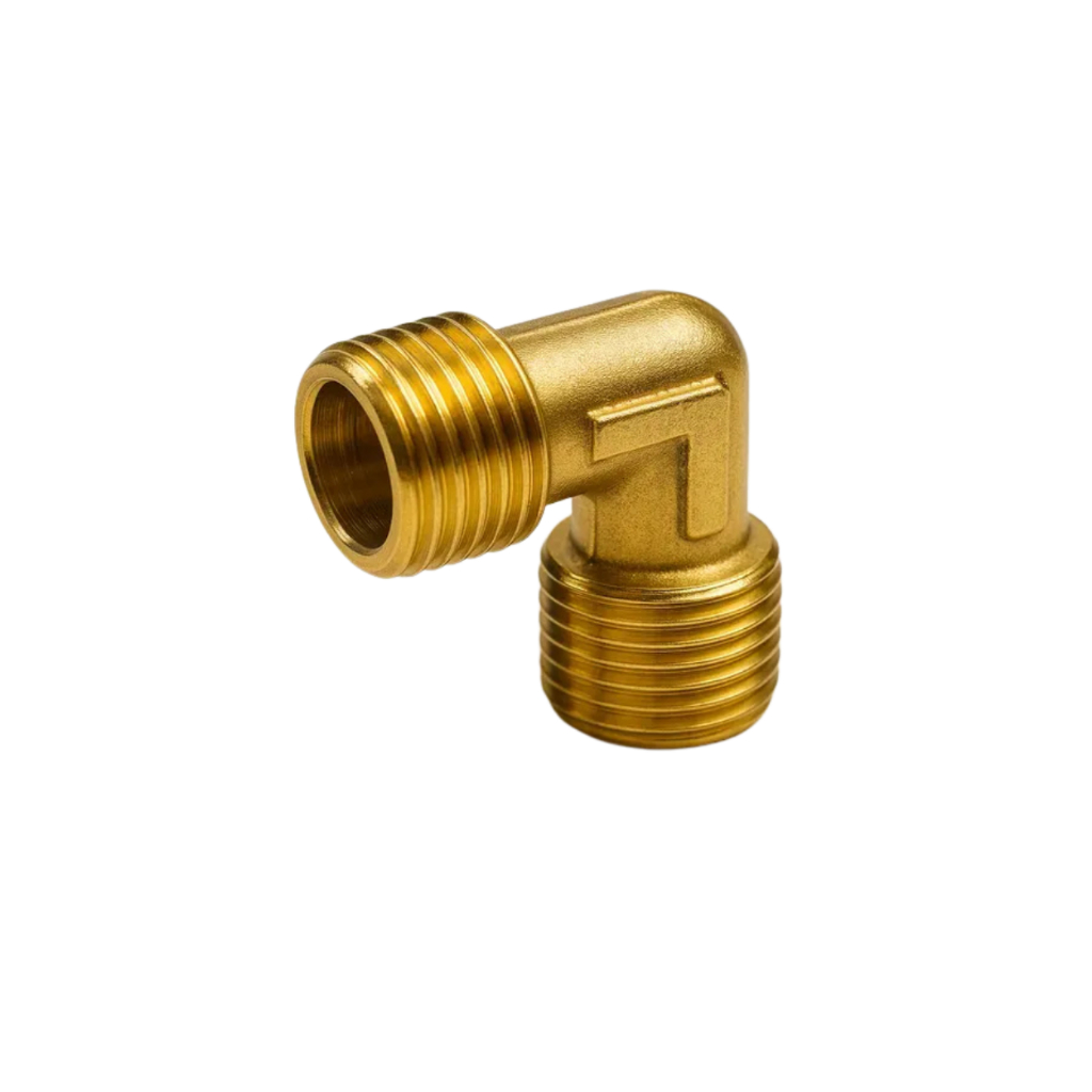 Conector Cotovelo Da Serpentina 3/8 X 3/8 Para Compressores