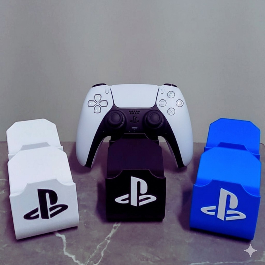 Suporte Duplo Controle PS5 Base Suporte Gamer Organizador DualSense Para 2 Controles Video Game