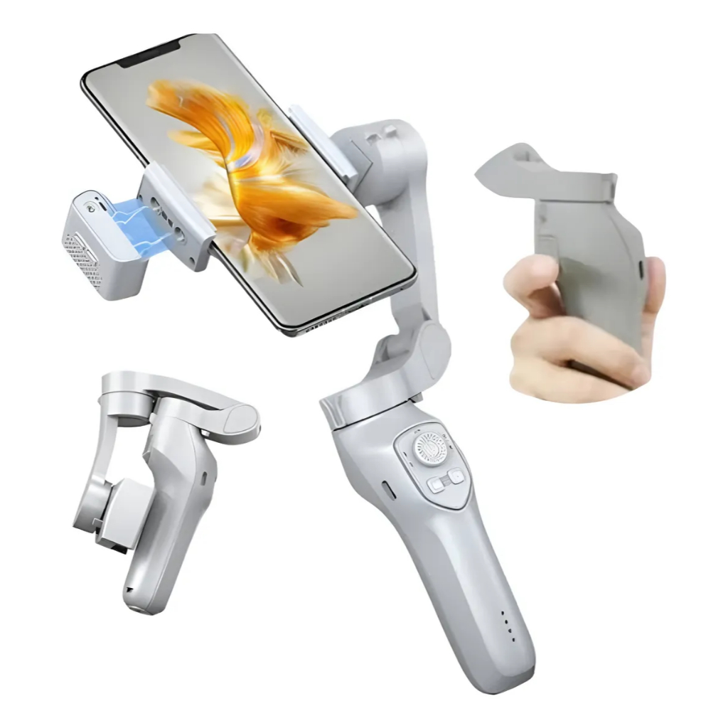 Gimbal Novavida L10 p/ Celular – Portátil, Dobrável e Estabilizador Potente