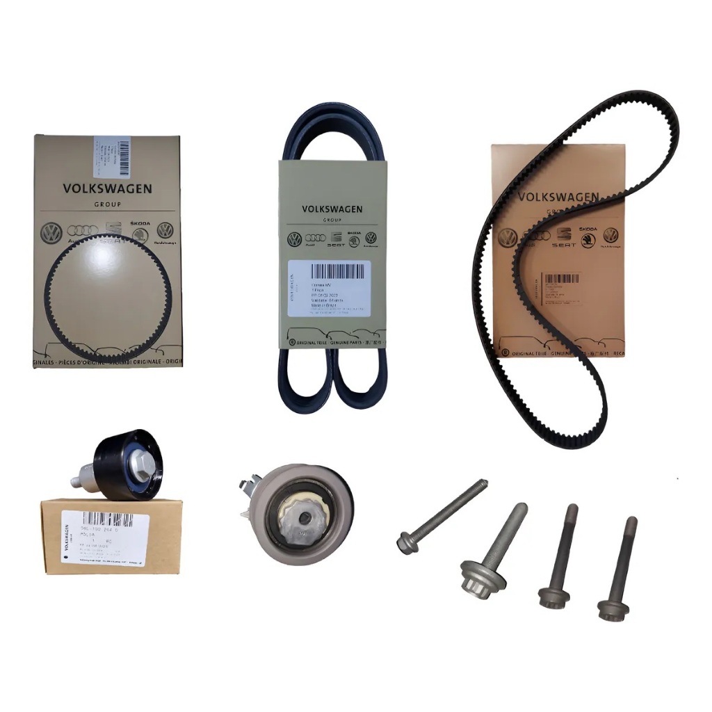 Kit Correia Dentada Motor 1.0 Tsi Original Volkswagen Nivus Polo T-Cross Virtus