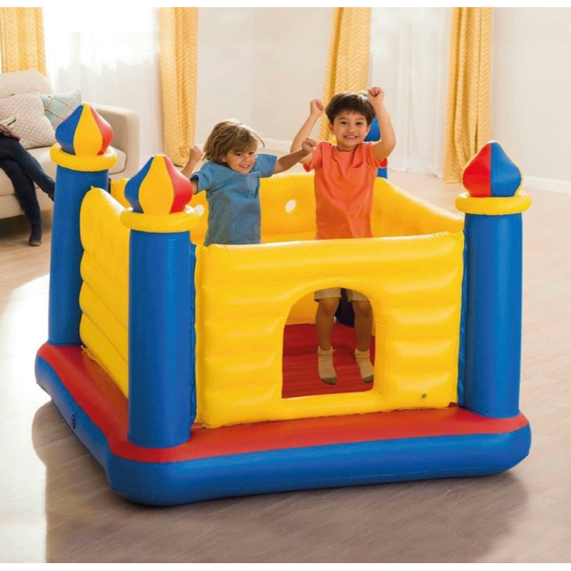 Cama Elástica Inflável Intex Castelo Encantado - Resistente e Colorida para Crianças