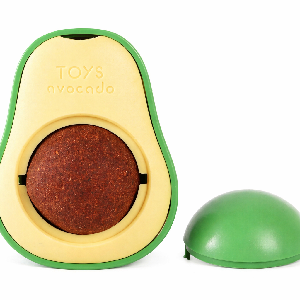 Abacate De Brinquedo Para Gatos Com Catnip Erva De Gato Natural em Oferta na Shopee