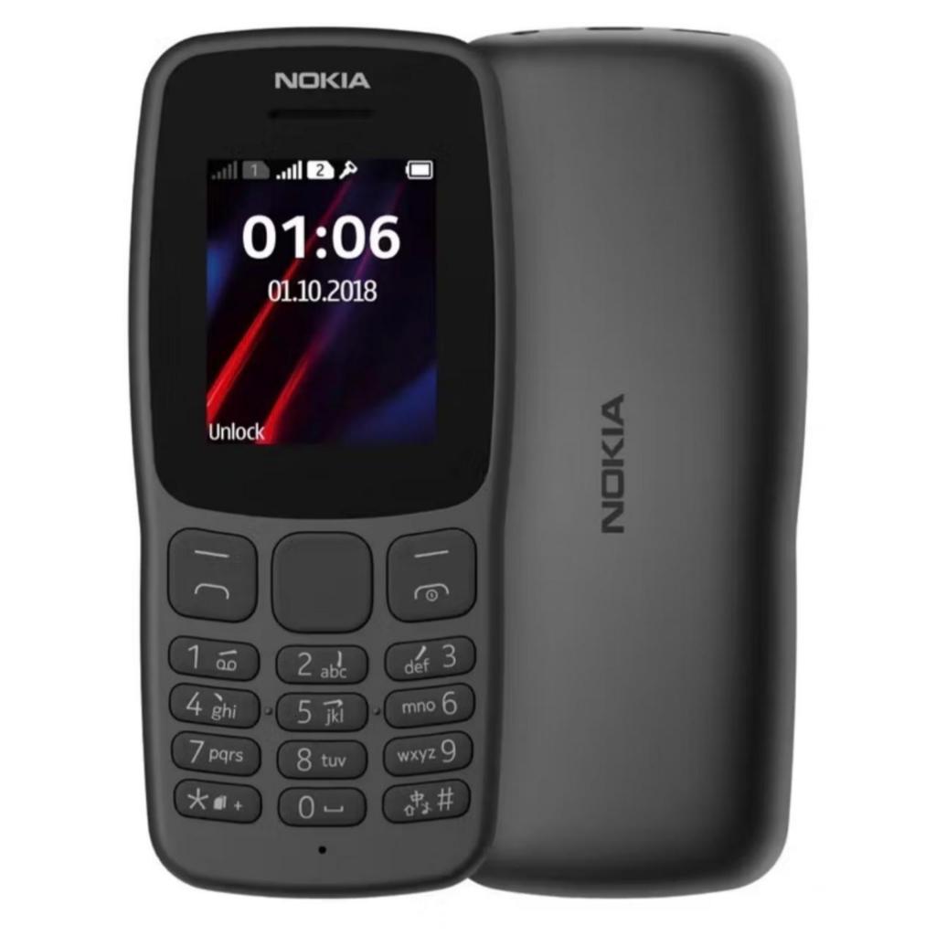 Nokia 106 Celular Simples com Dual Chip e Tela Grande para Idosos - 4G