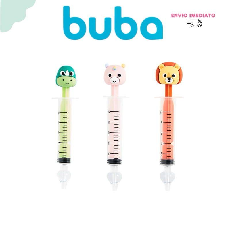 LAVADOR NASAL INFANTIL SERINGA BUBA ZOO DINO LEÃO UNICÓRNIO