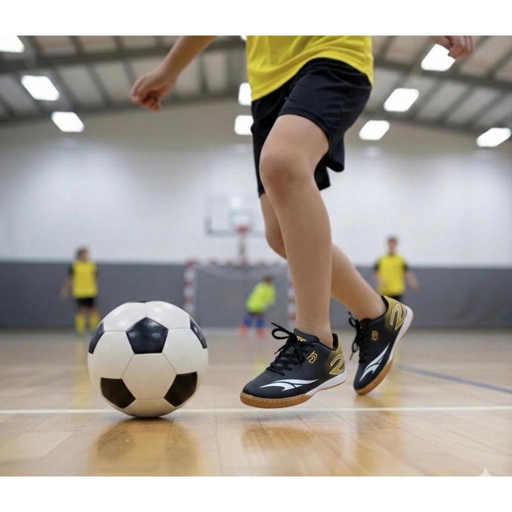 Chuteira Infantil Futsal Tenis Futebol Salao Quadra Solado Costurado do 26 ao 35