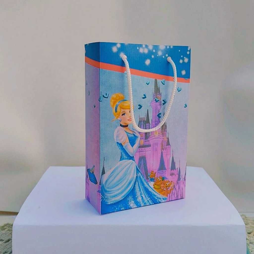 ENVIO RÁPIDO Kit Sacolinha Surpresa Festa Infantil Personalizado CINDERELA Lembrancinhas PEGUE E MONTE