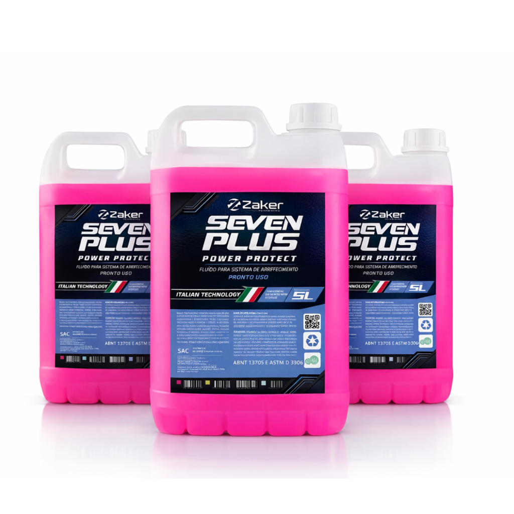 Kit 3x Anticorrosivo Radiador 5 Litros Pronto Uso Seven Plus Rosa-chiclete em Oferta na Shopee