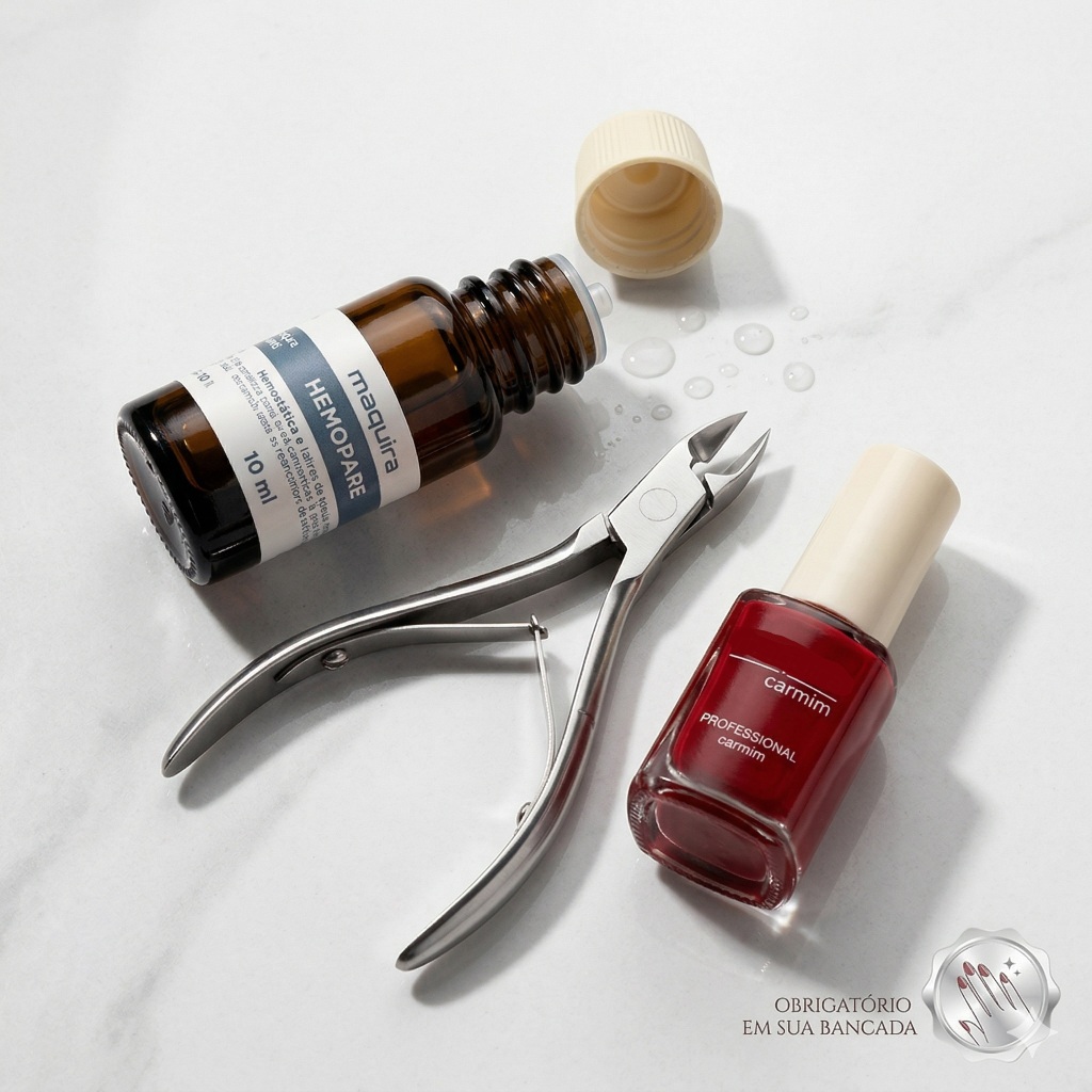 Hemostático Hemopare Maquira 10ml Estanca Sangue Cutícula Unha Manicure Profissional Original