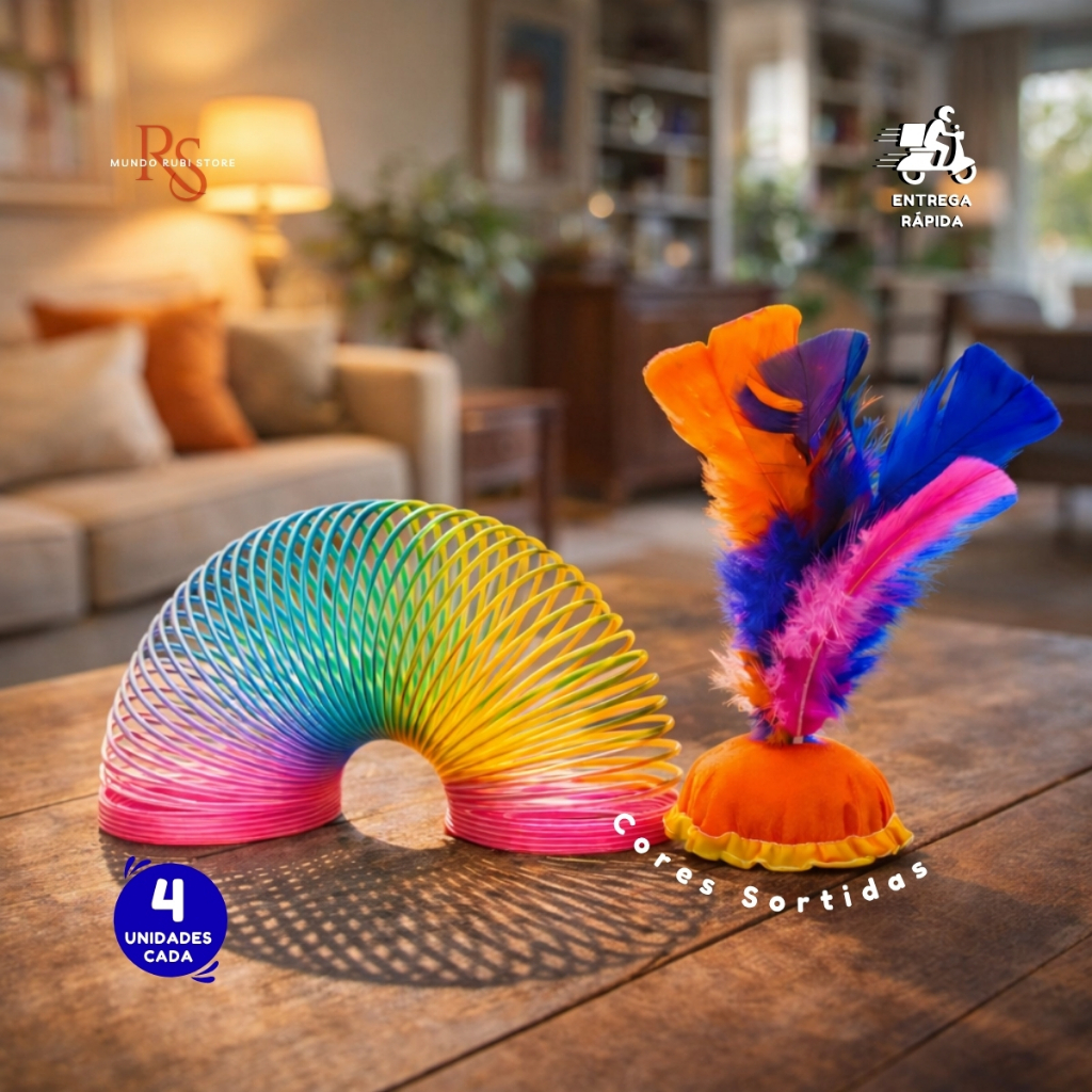 4 Mola Maluca e Peteca Prendas Festa Junina Brinquedo Presentes Lembrancinhas Envio Imediato Top