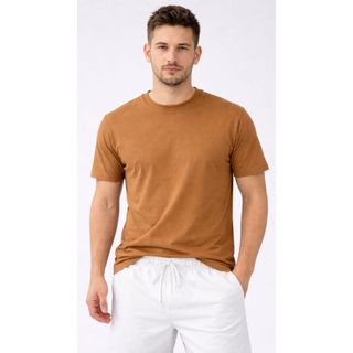CAMISA MASCULINA + CAMISA COR CASTANHO + CAMISA BASICA + CAMISA PARA TRABALHO + CAMISA 100% ALGODÃO.