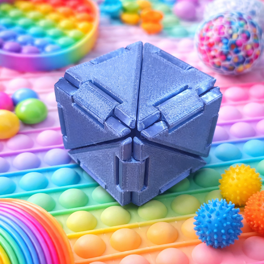 Cubo Infinito Sensorial Fidget Toy Antiestresse Brinquedo Relaxante Ckg