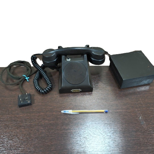 Telefone Antigo Sueco Extensão 1930 Bakelite 24x15x12cm 1,9k