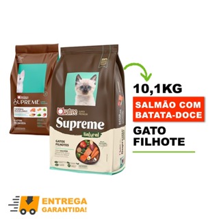 Ração para Gatos Filhotes 10,1kg Quatree Supreme Super Premium Salmão & Batata Doce-Envio Rápido em Oferta na Shopee
