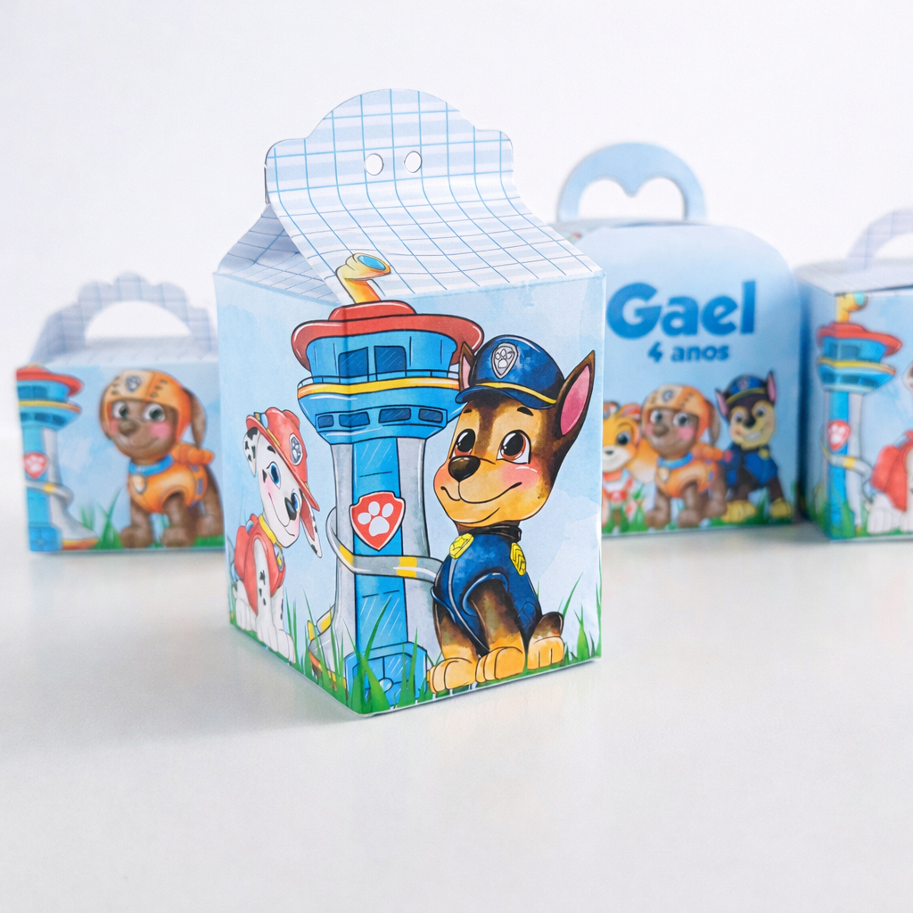 Kit Personalizado Patrulha Canina Aquarela - Monte você mesmo - lembrancinha Patrulha Canina Aquarela
