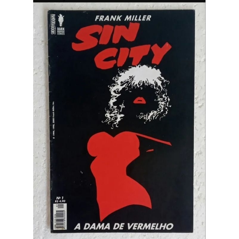 Sin City - A Dama De Vermelho /Pandora Books - Frank Miller